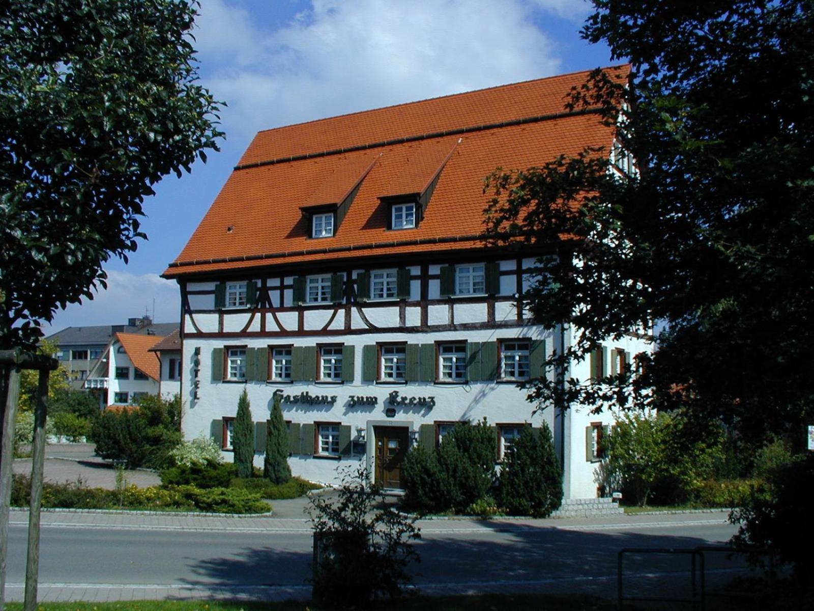 Gasthaus Hotel Zum Kreuz Stetten am Kalten Markt Eksteriør bilde