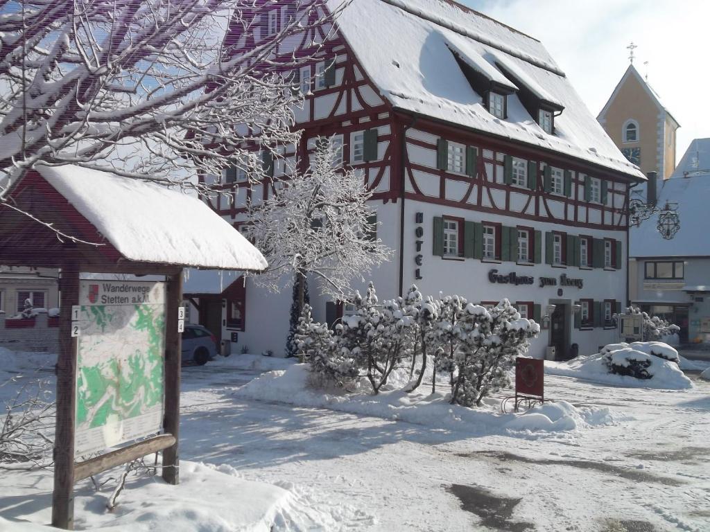 Gasthaus Hotel Zum Kreuz Stetten am Kalten Markt Eksteriør bilde
