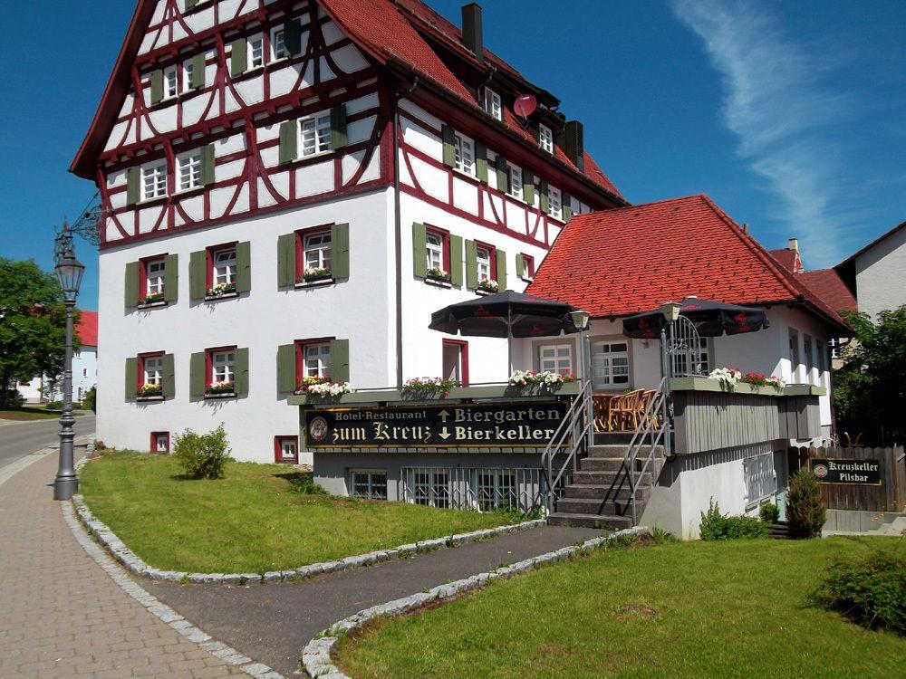 Gasthaus Hotel Zum Kreuz Stetten am Kalten Markt Eksteriør bilde
