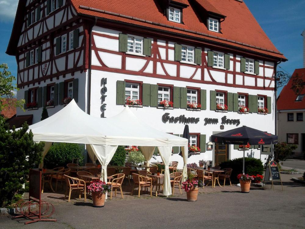 Gasthaus Hotel Zum Kreuz Stetten am Kalten Markt Eksteriør bilde